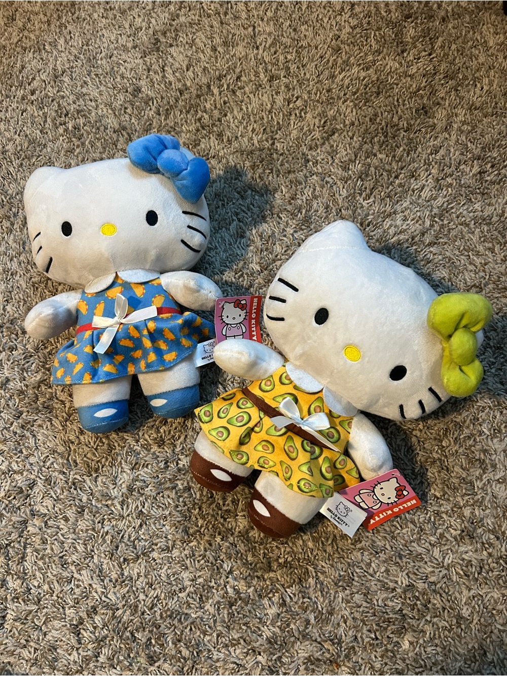 2 Medium Hello Kitty Plushes
